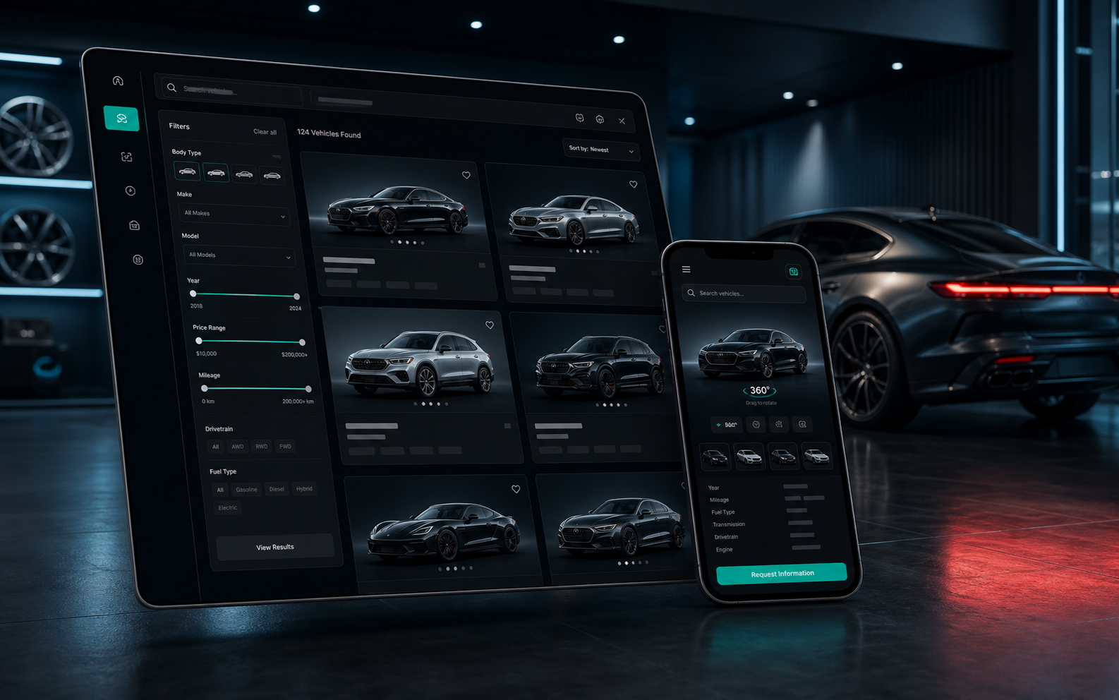 Interfaz de AutoHub 360