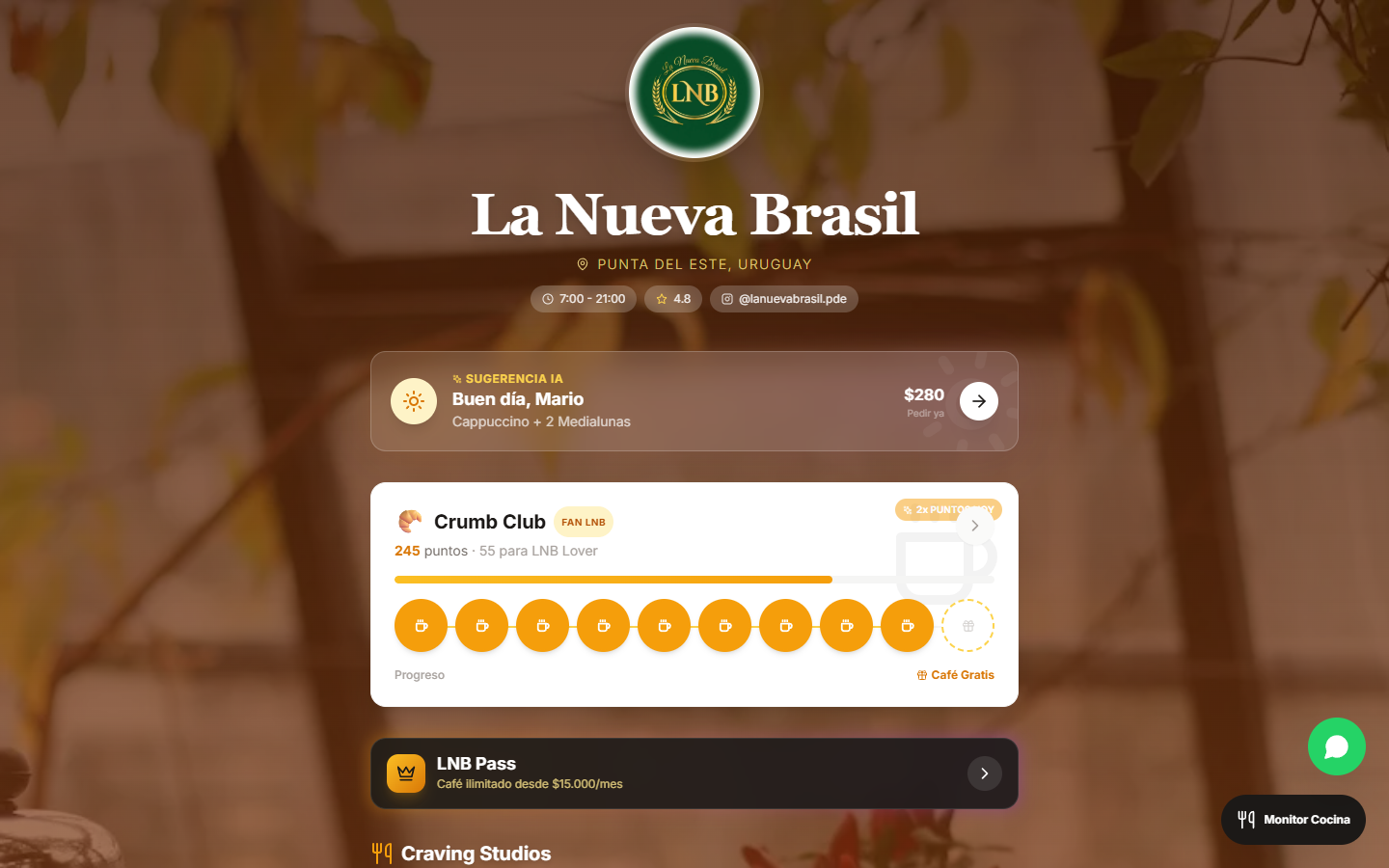Dashboard de LNB SaaS