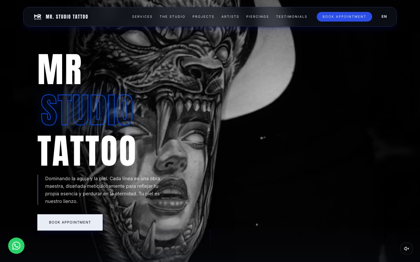 Sitio de Mr. Studio Tattoo